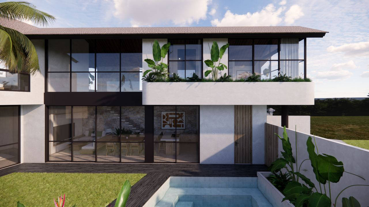 FULLY FURNISHED 3 BEDROOM VILLA WITH POOL FOR SALE LEASEHOLD IN ULUWATU BINGIN BE-716 